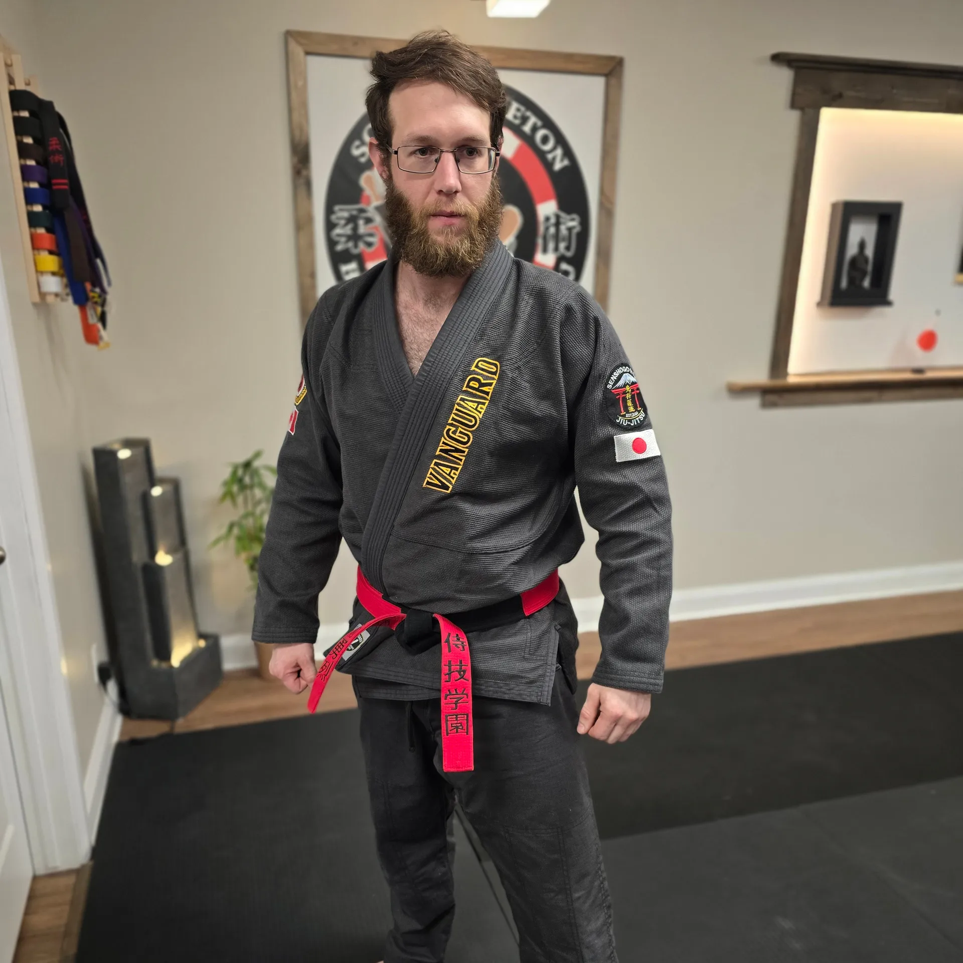 Renshi Justin Lamadeleine in the Vanguard dojo